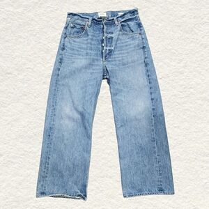 Citizens Of Humanity Medium Blue Button-Fly Jeans